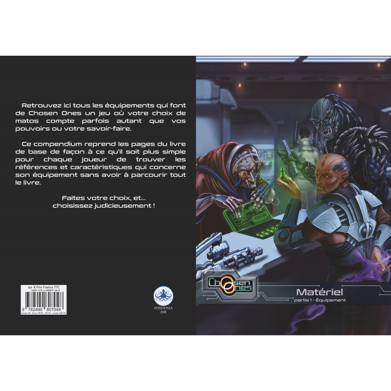 Couverture de Chosen Ones - Compendium de l'équipement