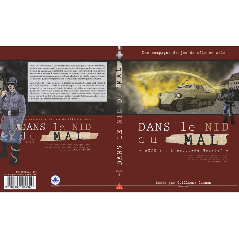 Couverture de Dans le nid du mal - Acte 2 : L'escouade Geister - version physique et PDF