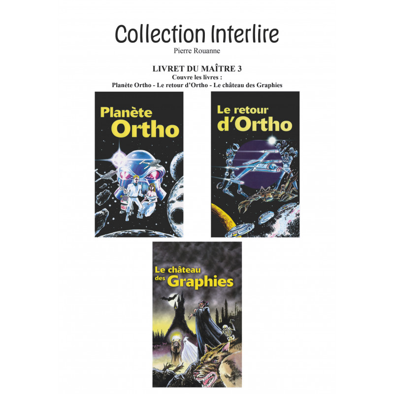 Couverture de Interlire - Livret du maître 3