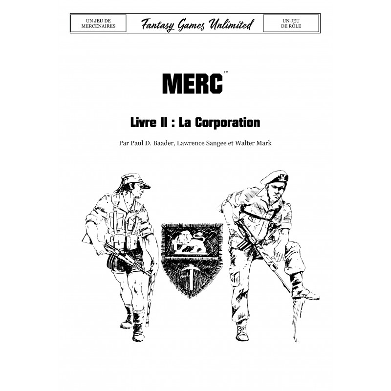 Couverture de Merc II - La Corporation