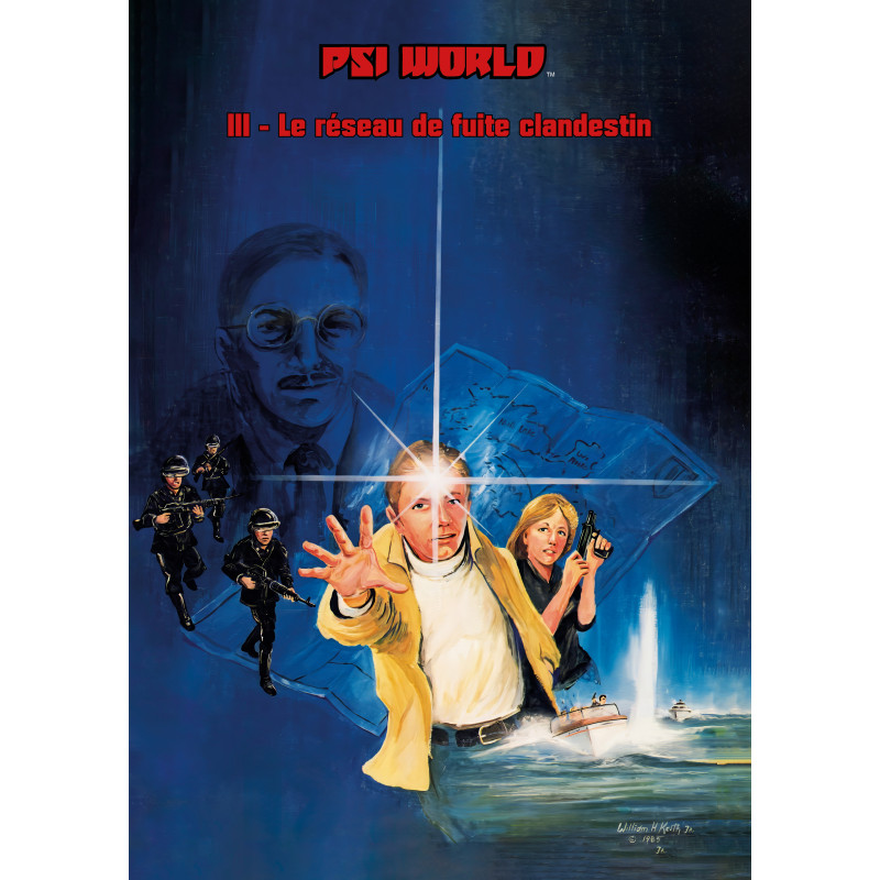Couverture de Psi World III - Le réseau de fuite clandestin